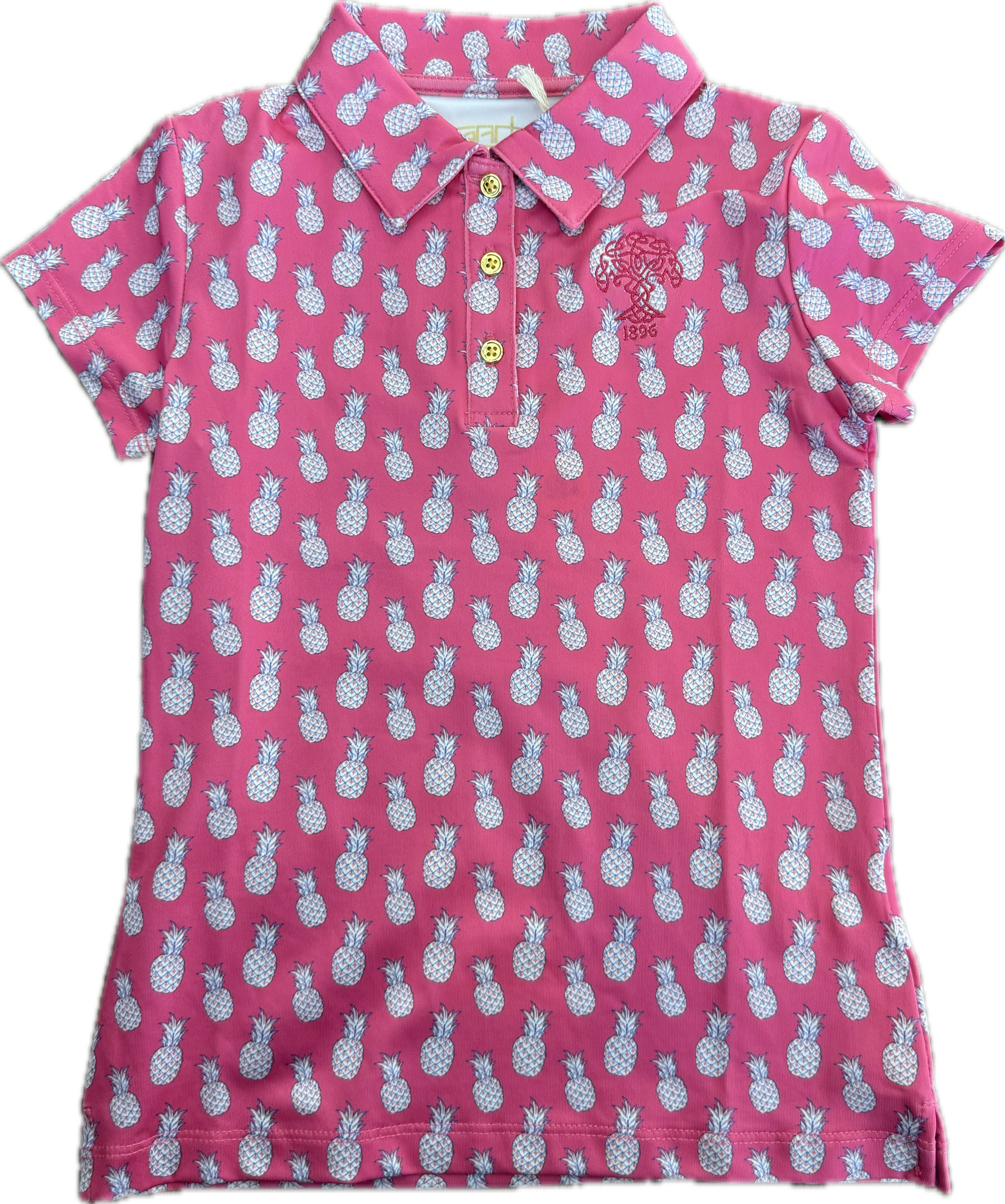 Girls Garb Pineapple Polo - 5T