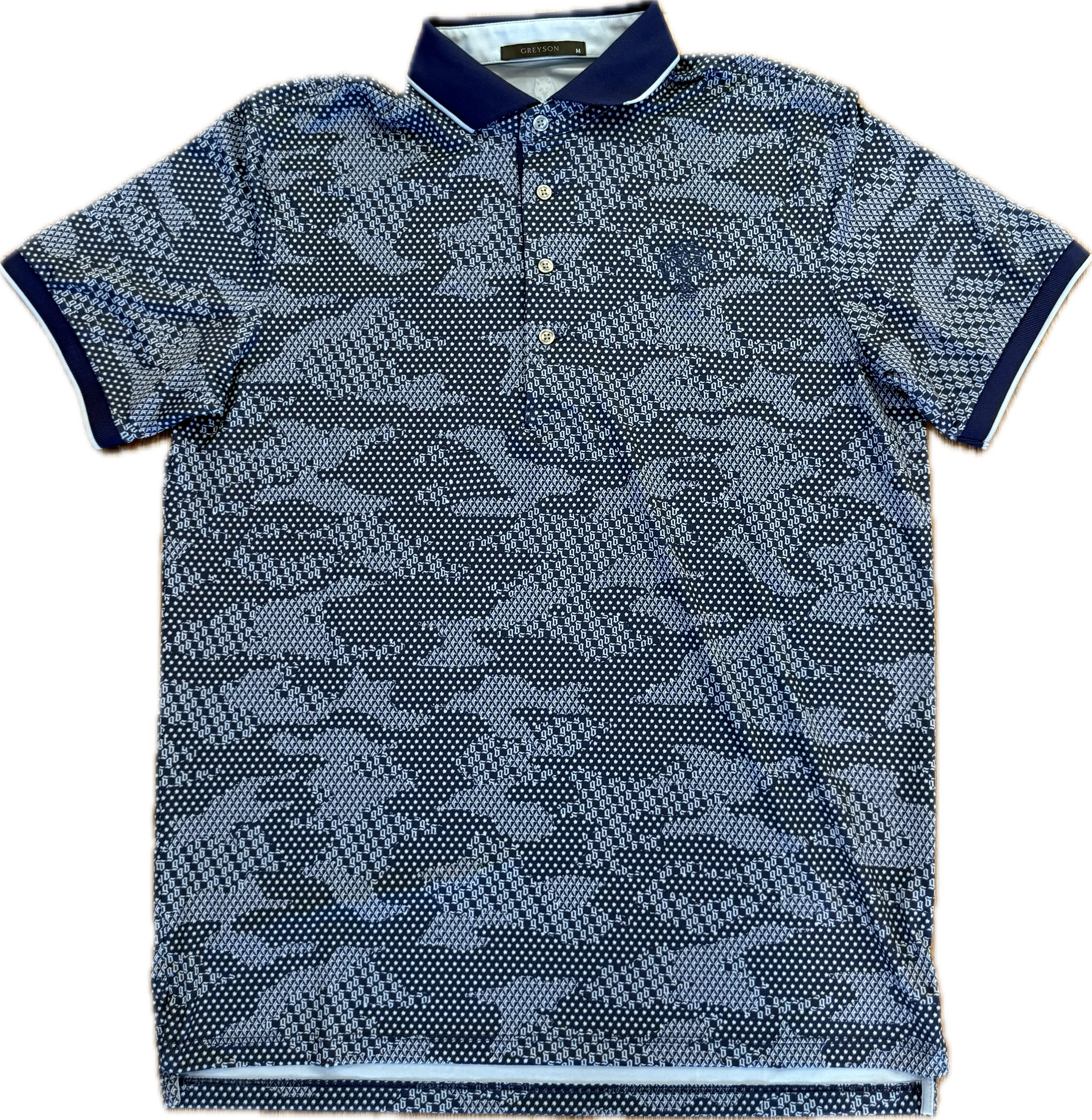 Greyson Icon Camo Polo