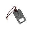 1896 Bag Tag Bottle Opener - Silver