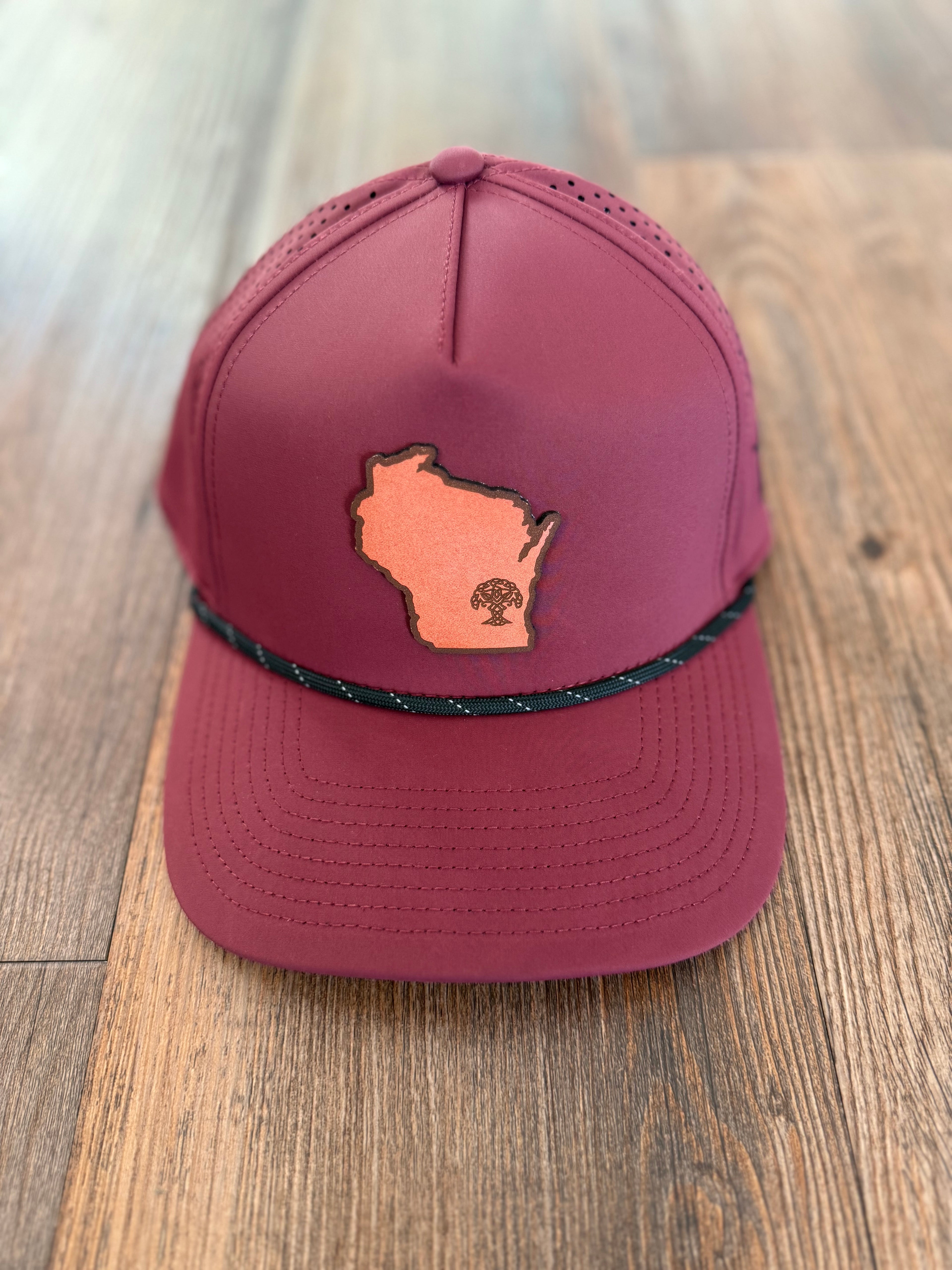 Branded Bills - State Rope Hat- Maroon