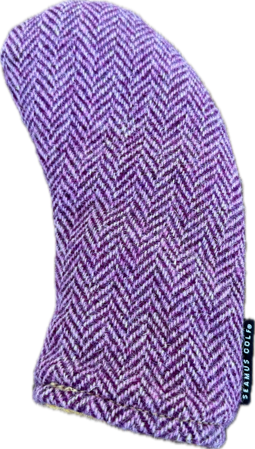 Seamus Hybrid Cover - Purple Herringbone