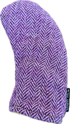 Seamus Hybrid Cover - Purple Herringbone