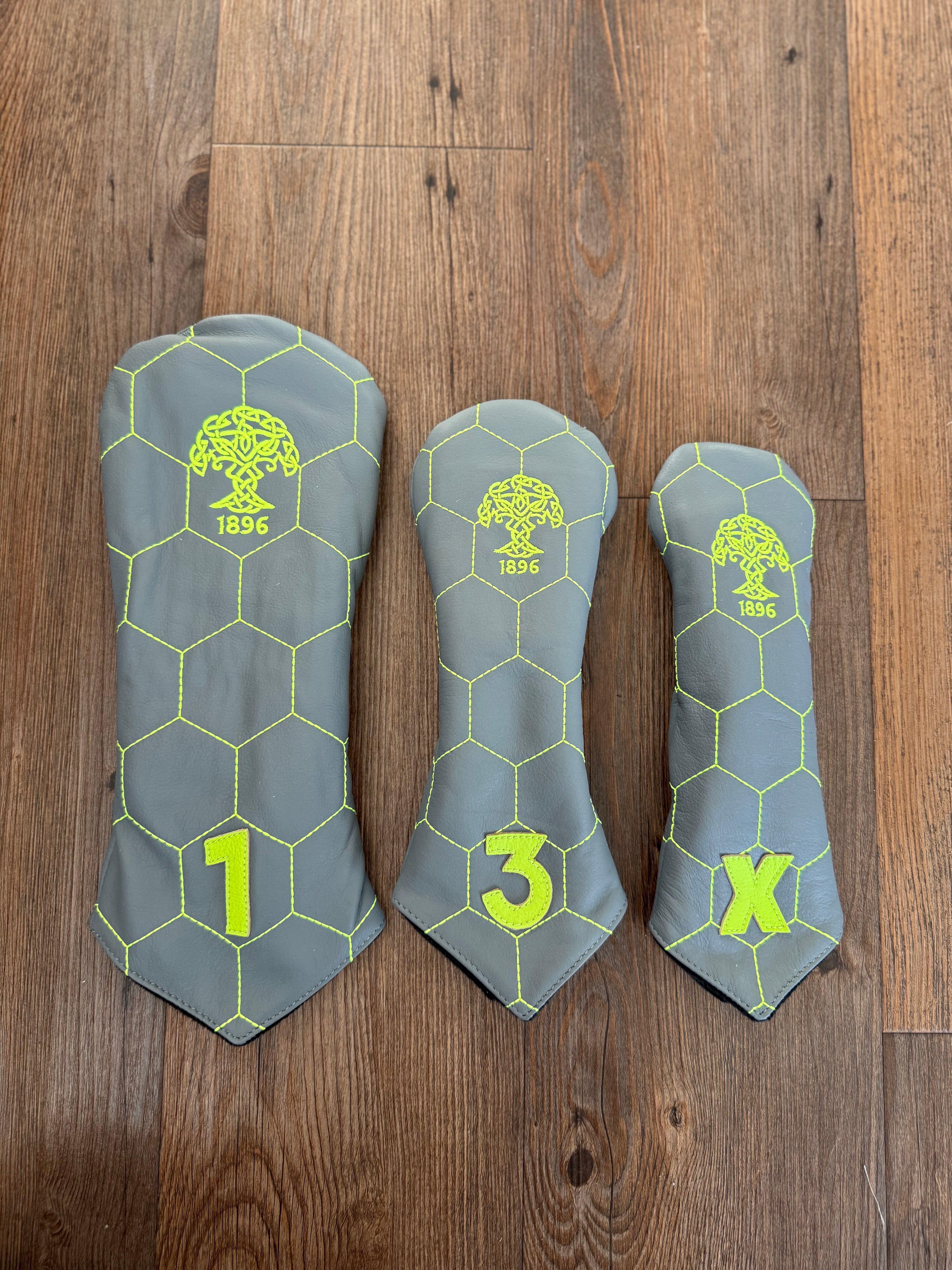 Links & Kings Leather Headcover - Honeycomb