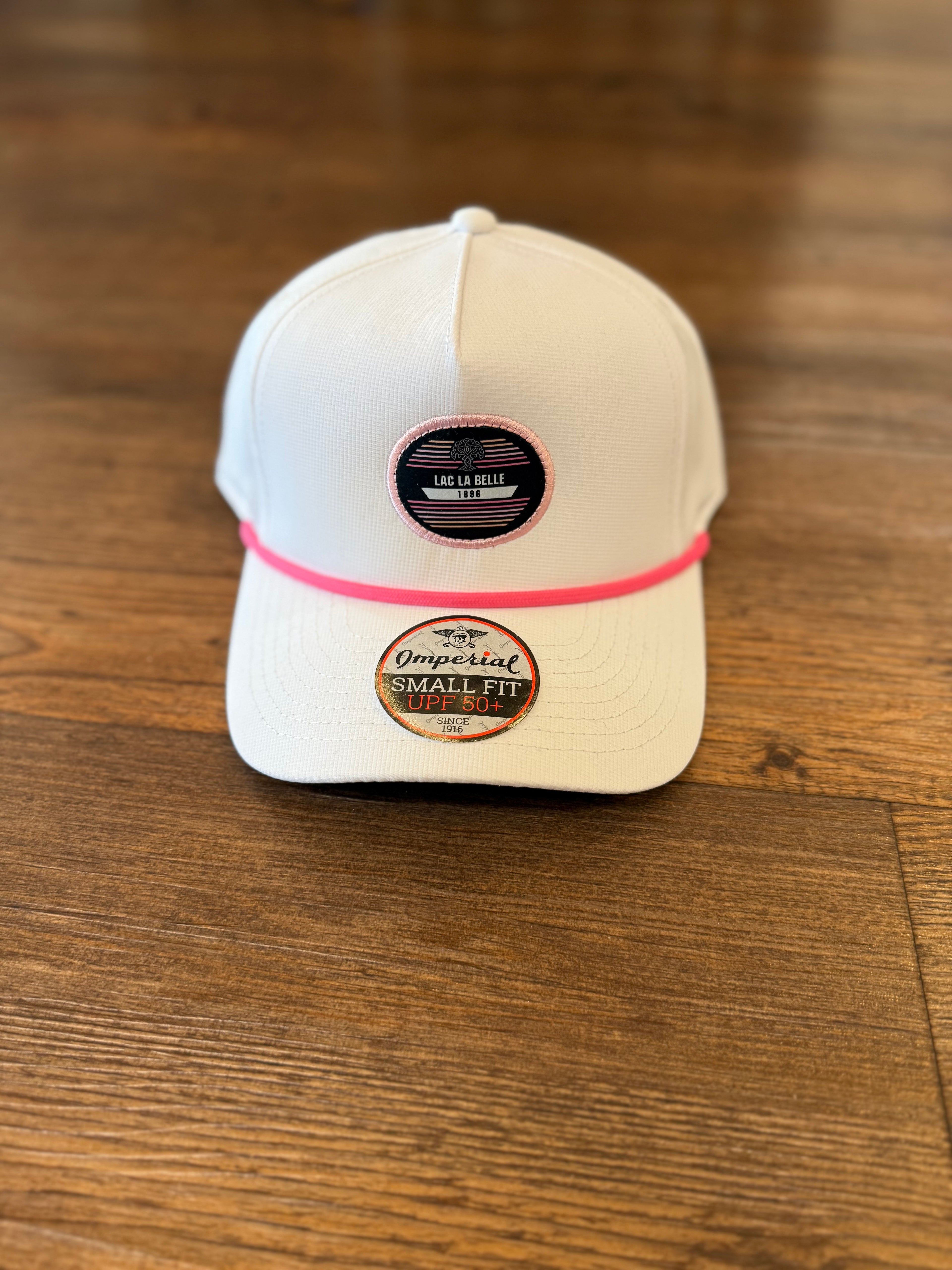 Imperial Small Fit Rope Hat - White