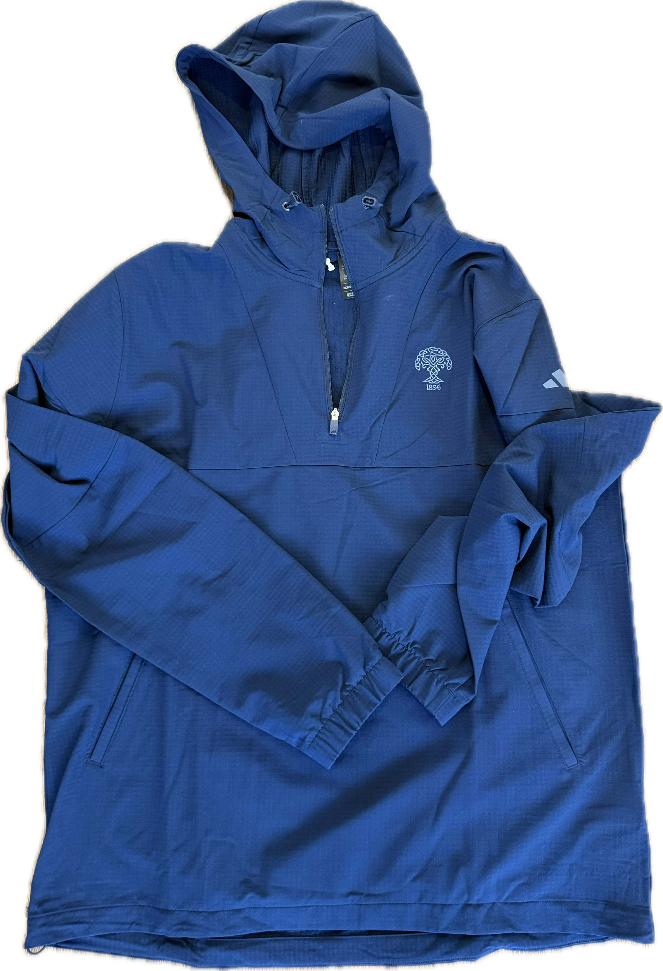 Adidas Anorak Hoodie - Navy  MEDIUM