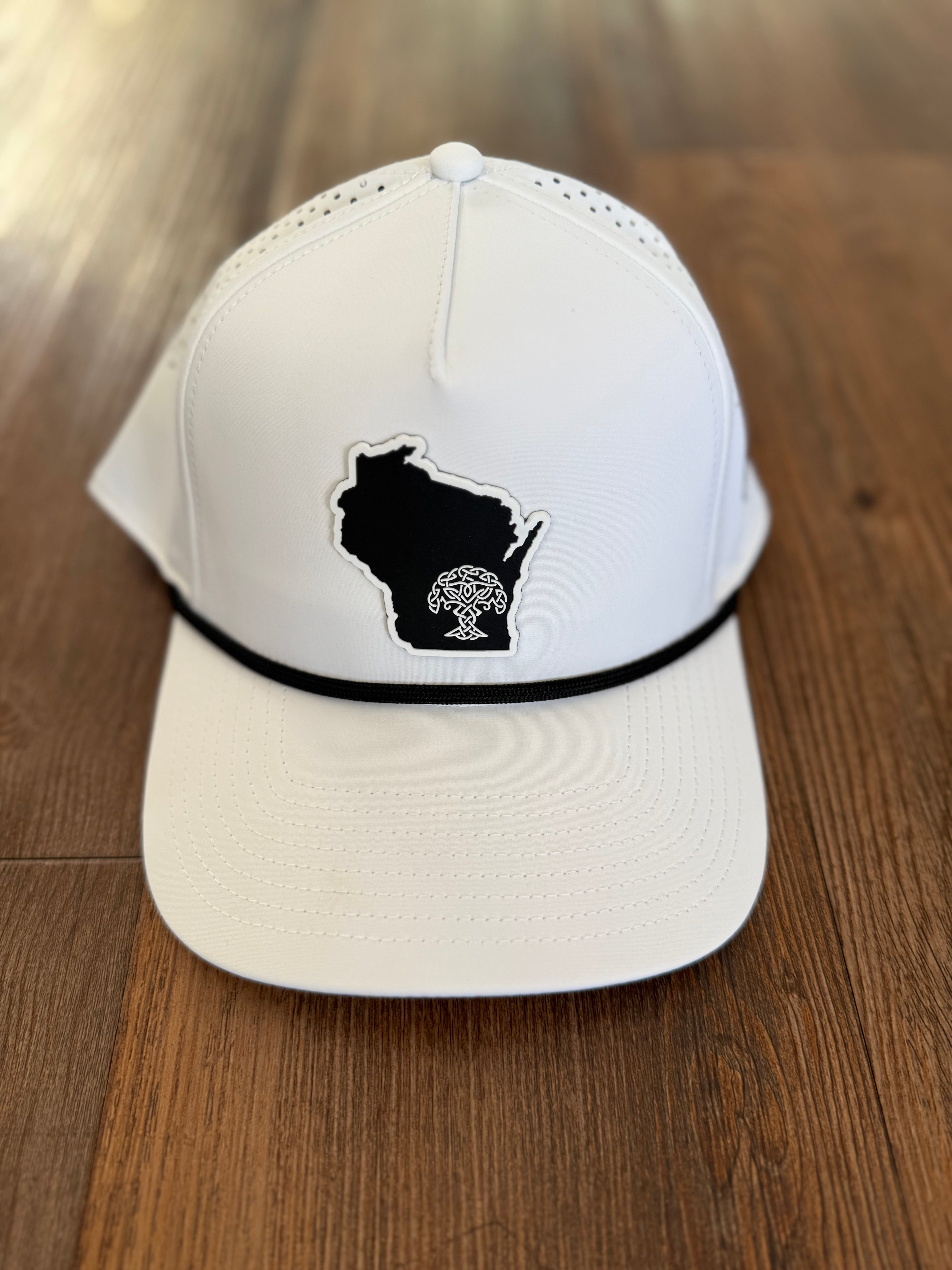 Branded Bills - State Rope Hat- White