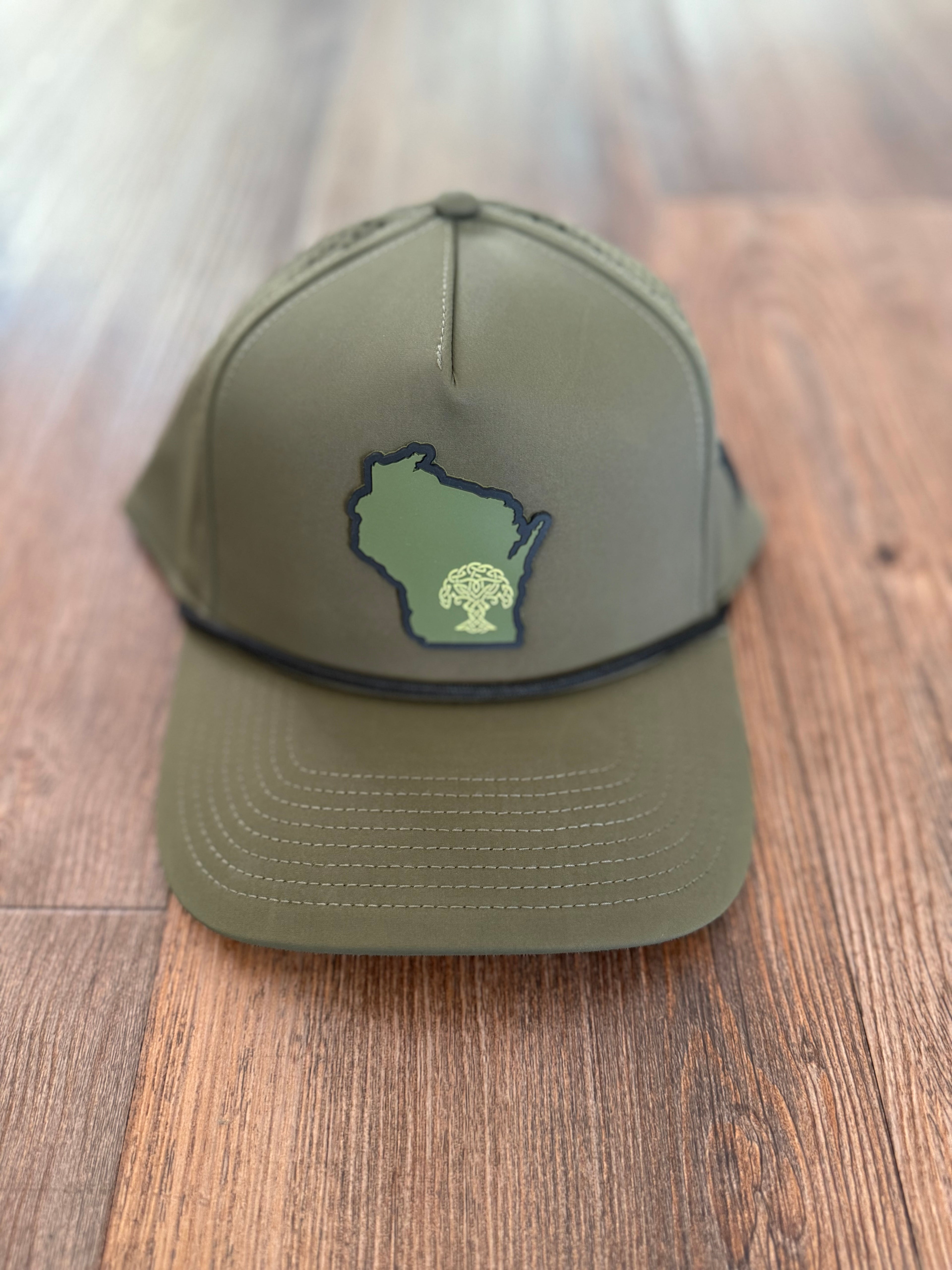 Branded Bills - State Rope Hat- Olive Green