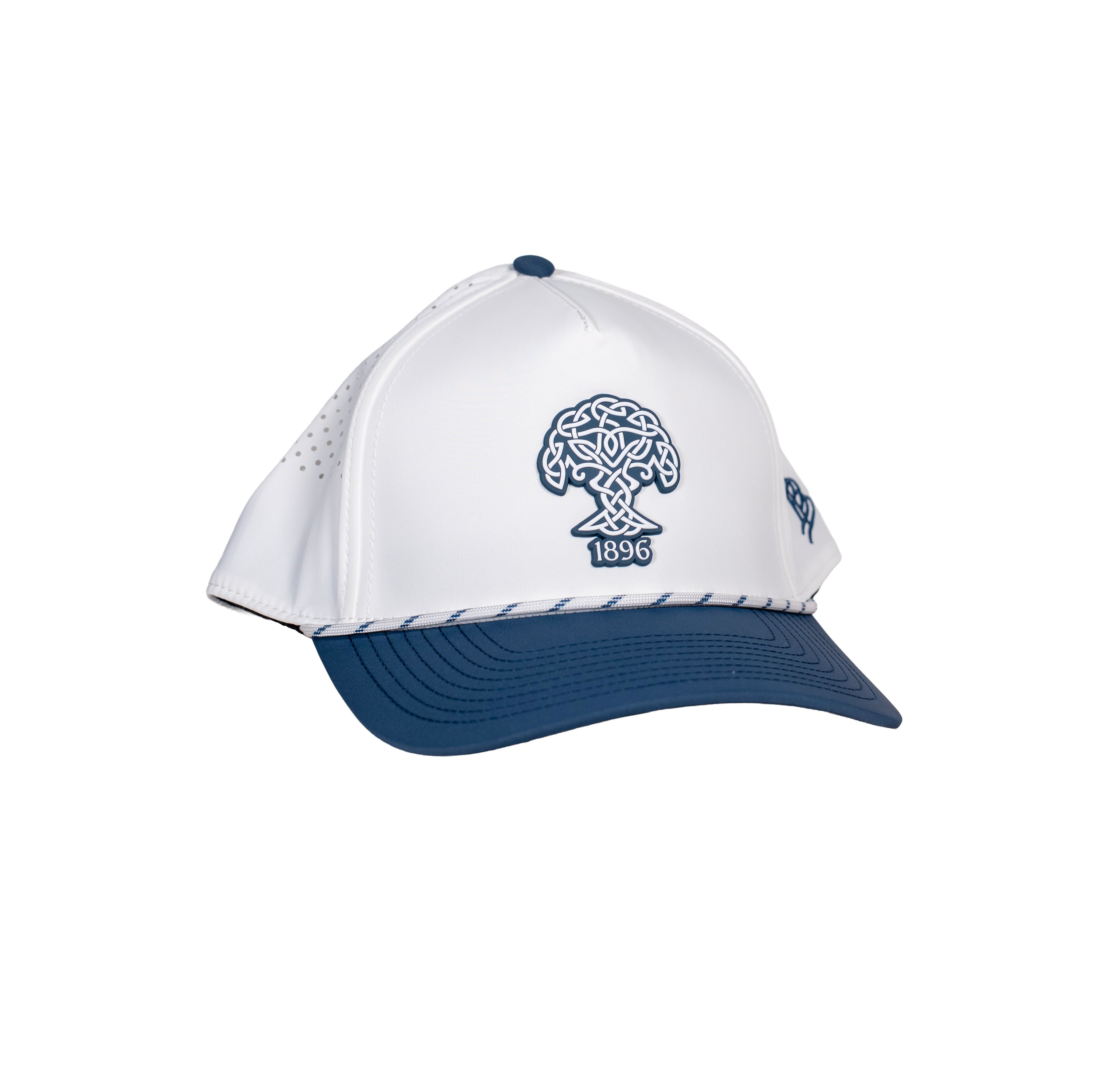 Branded Bills - 545 Rope Hat-  White/Navy
