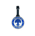 Circular Bag Tag - Blue