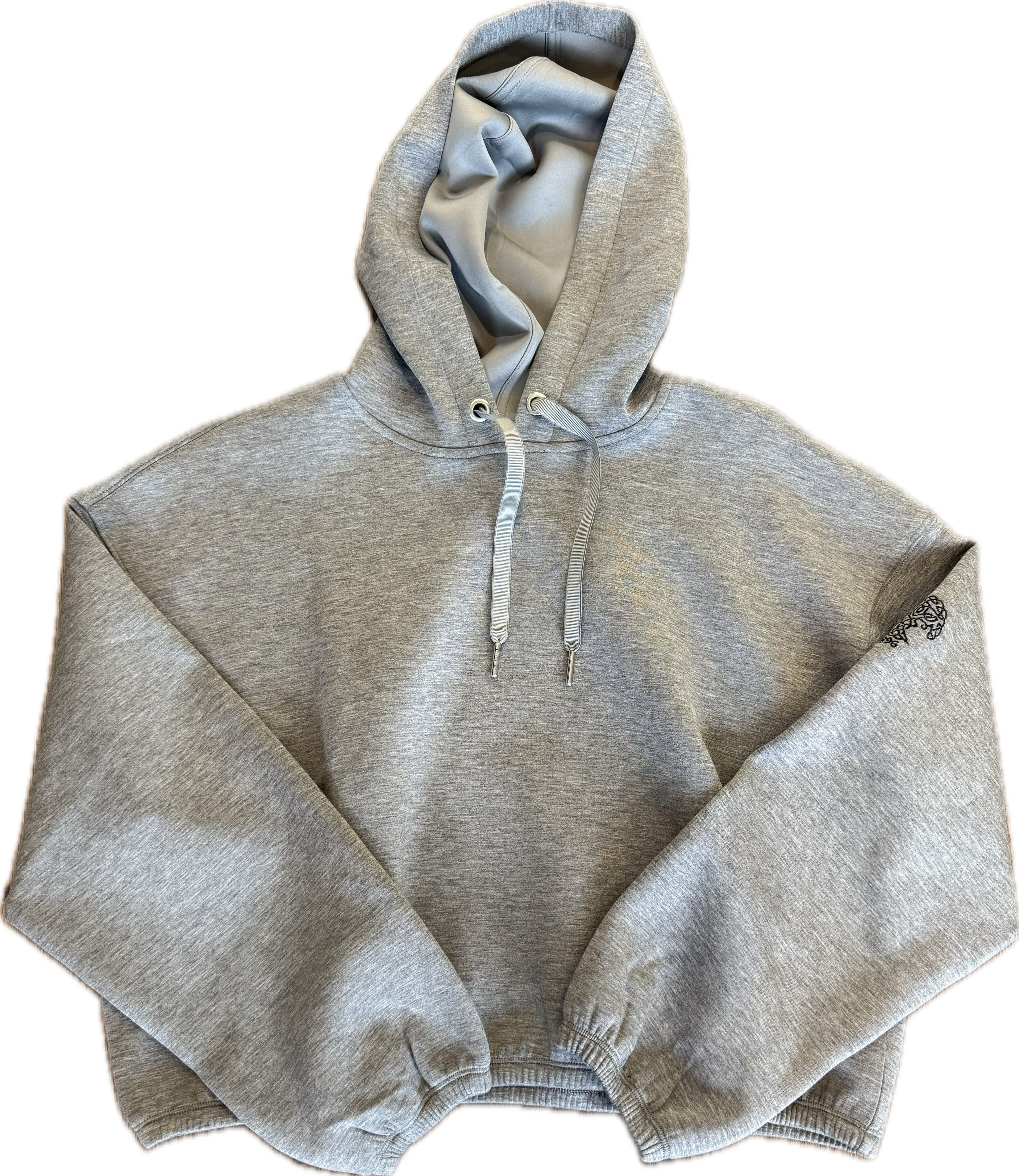 Spanx Airessential Cropped Hoodie - Grey