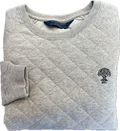 Womens Quilted Sweatshirts - Gray
