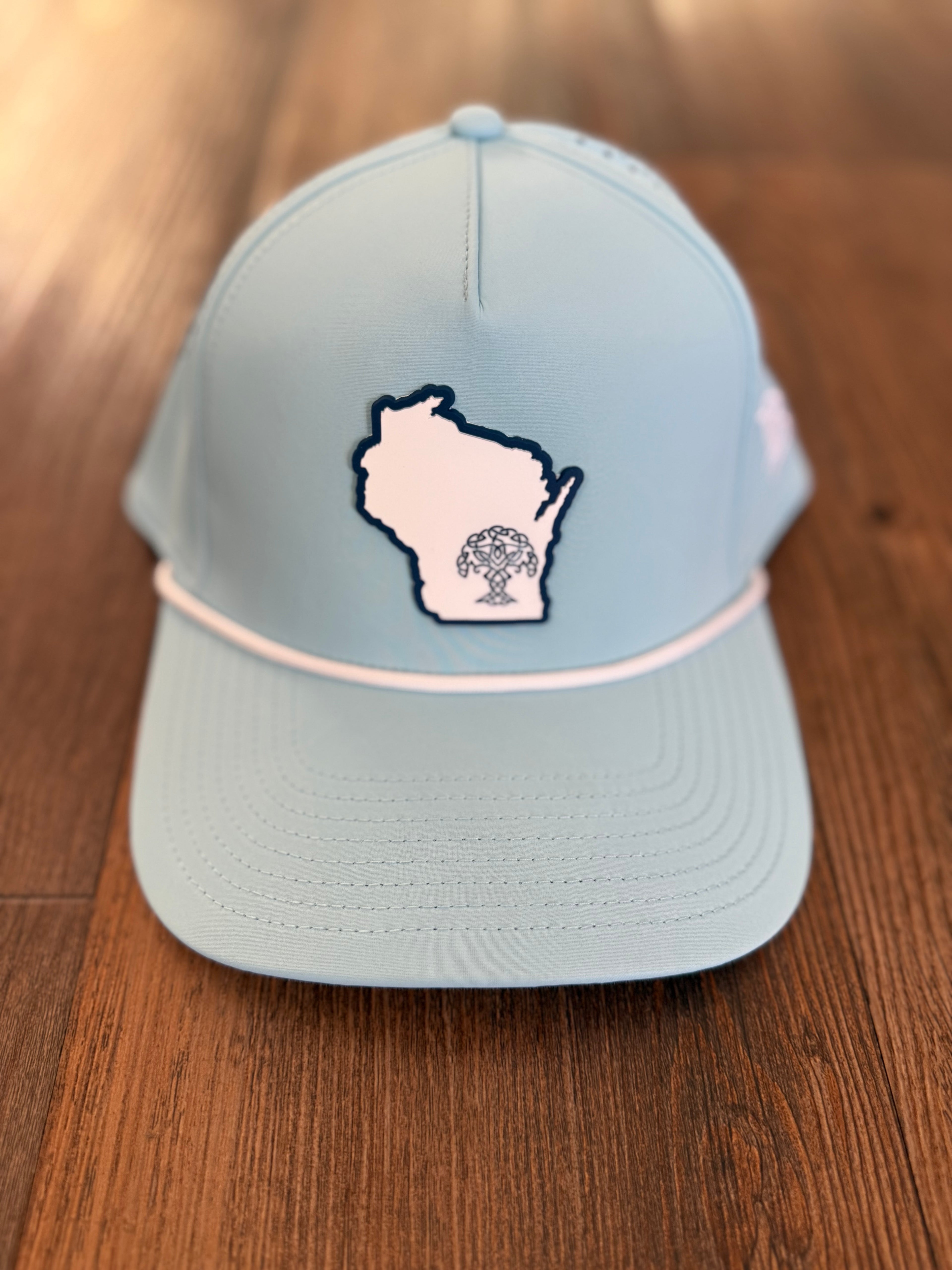 Branded Bills - State Rope Hat- Light Blue
