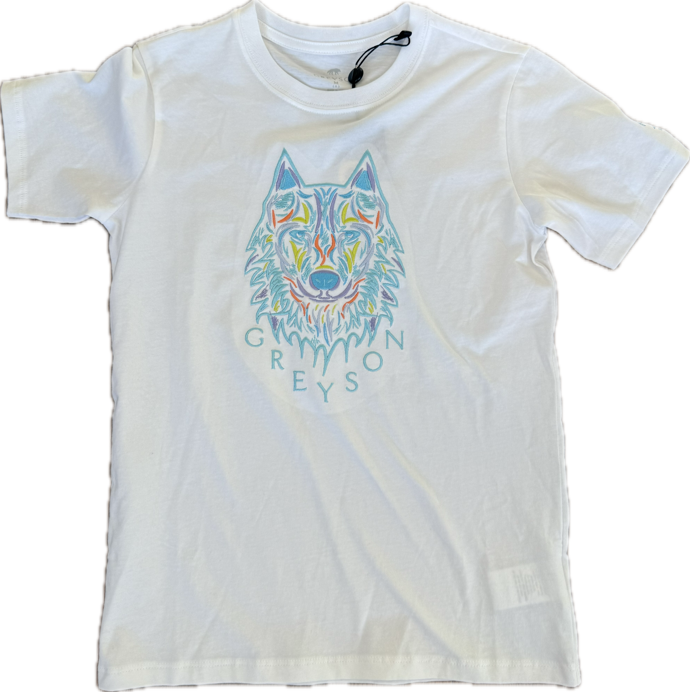KIDS Greyson Rainbow Wolf Tee