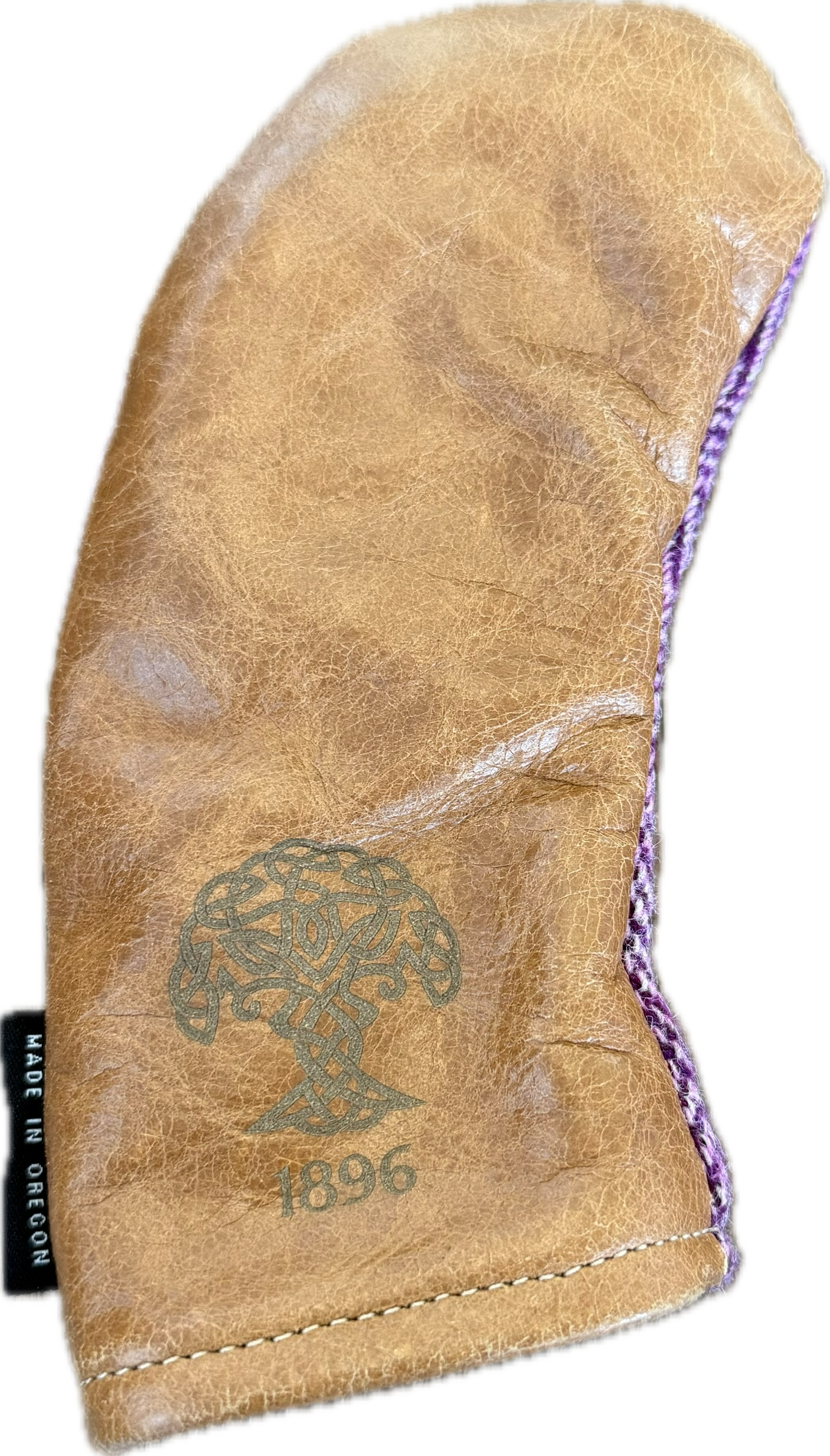 Seamus Hybrid Cover - Purple Herringbone