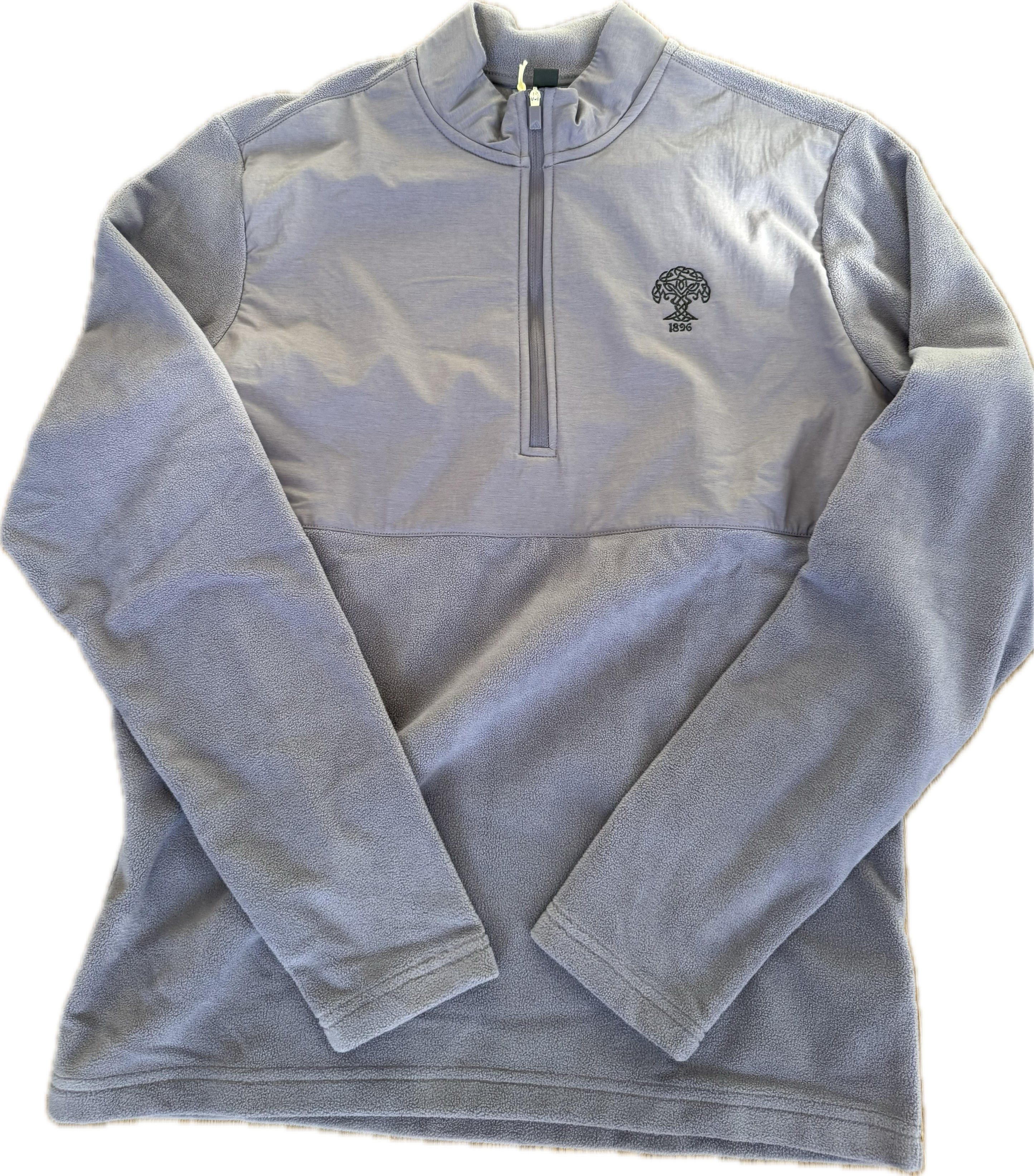 Adidas Cozy Quarter Zip - MEDIUM  (Grey/Purple)