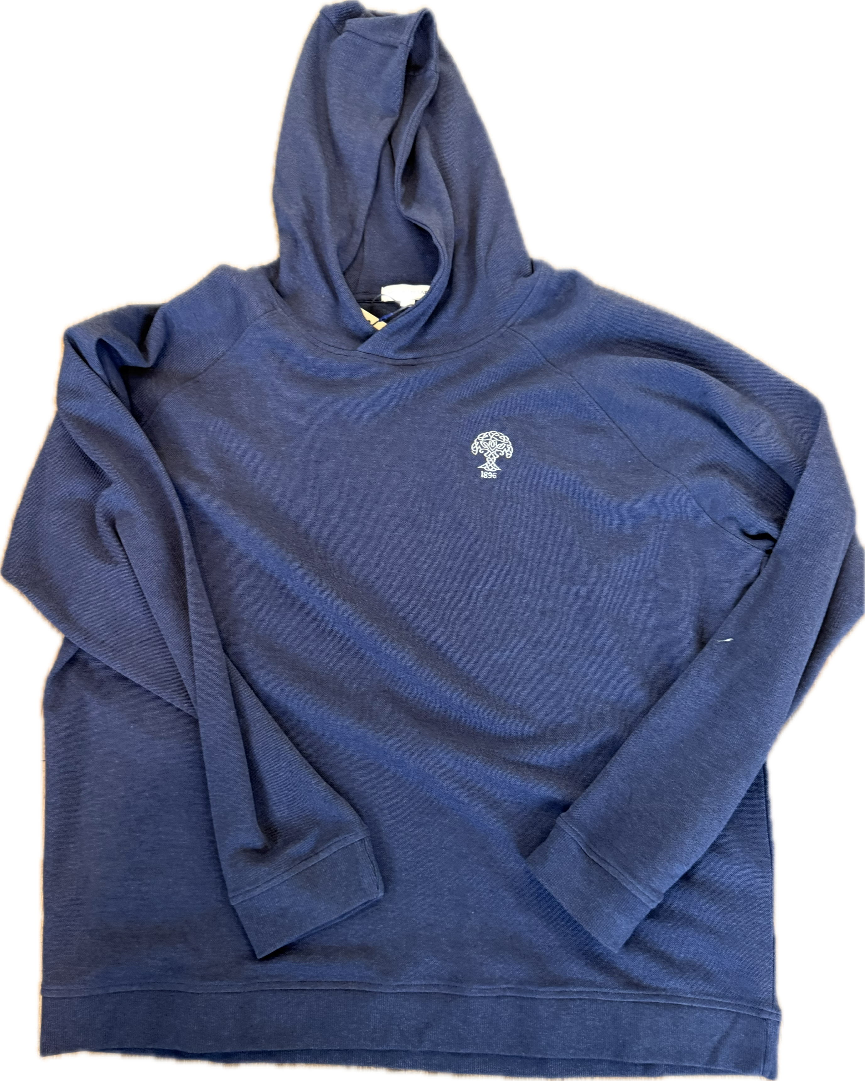 Peter Millar Textured Knit Hoodie - Navy XXL
