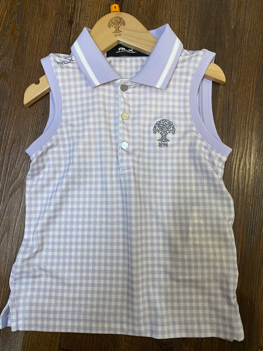 Girls RLX Gingham Sleeveless - SIZE 4