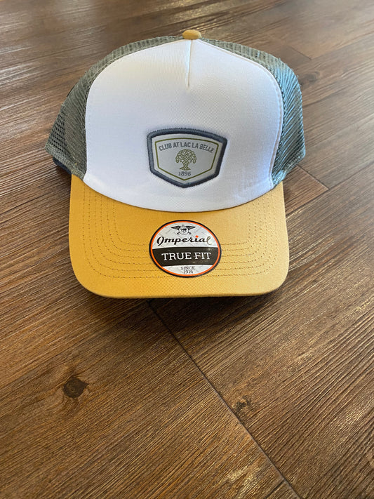 Imperial Country Trucker Hat - White/Wheat