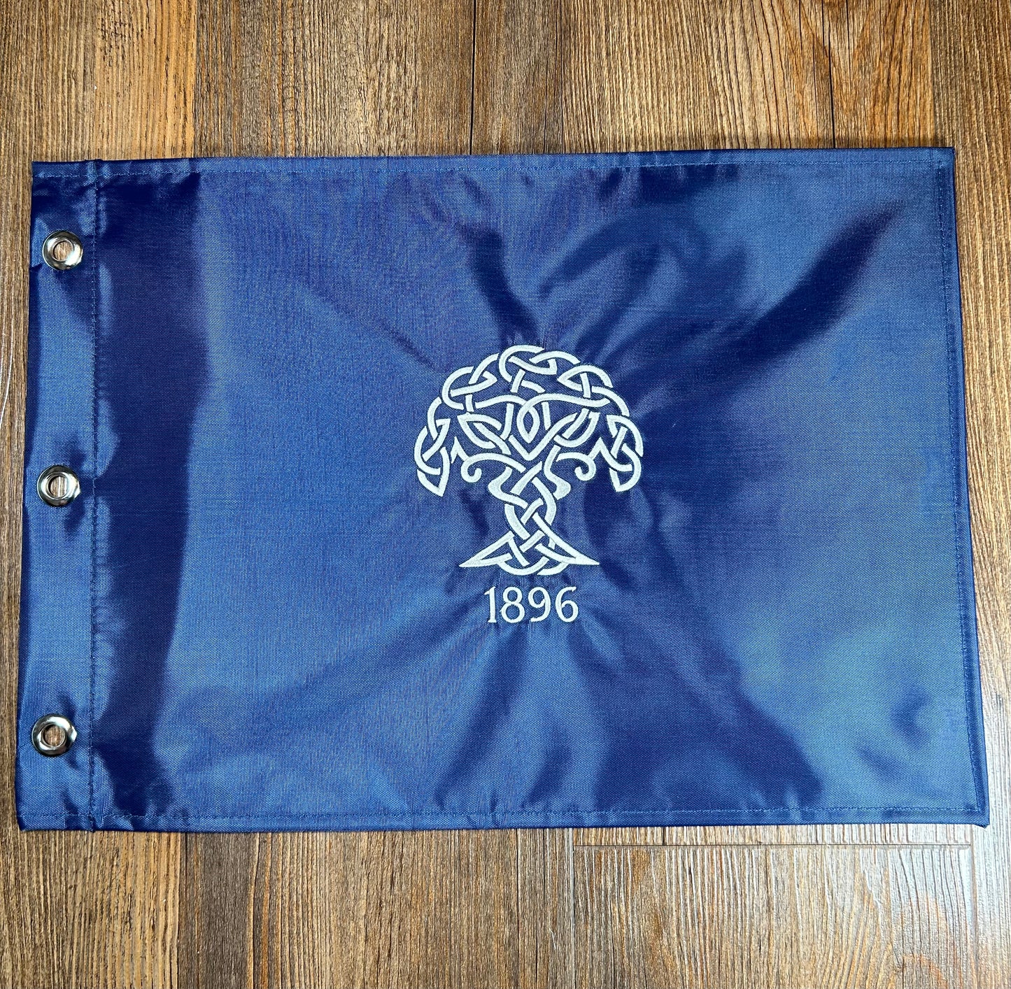 Tree Logo Golf Flag - Navy