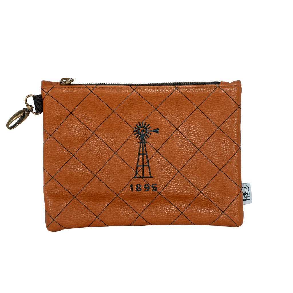 Uncle Henry's Premium Zip Leather Tote