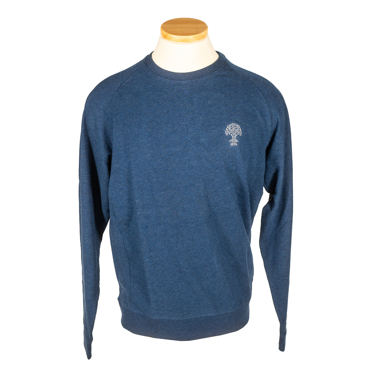 Holderness & Bourne Kennedy Crewneck- Heathered Atlantic Blue