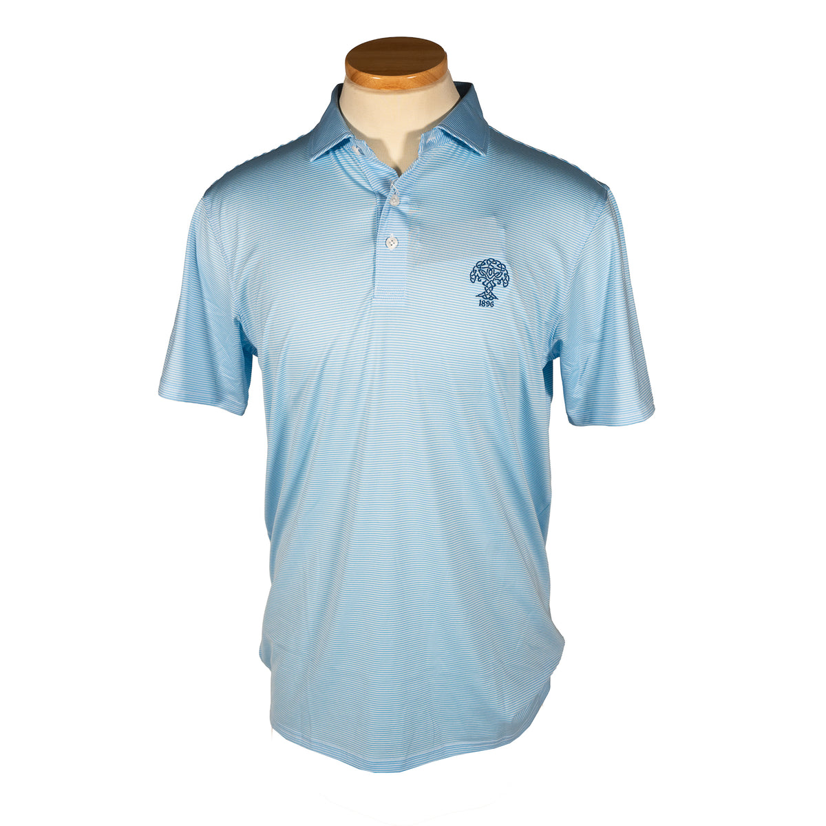Holderness & Bourne Perkins Polo - Vista Blue & White