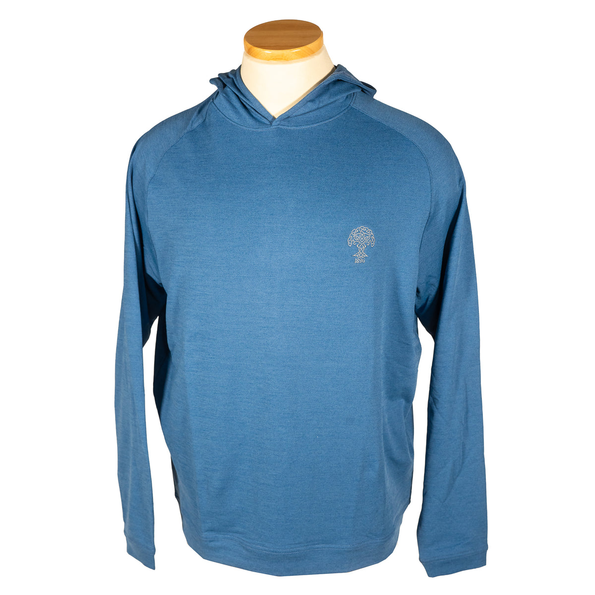 Peter Millar Mens Pine Hoodie -Lakeside Blue