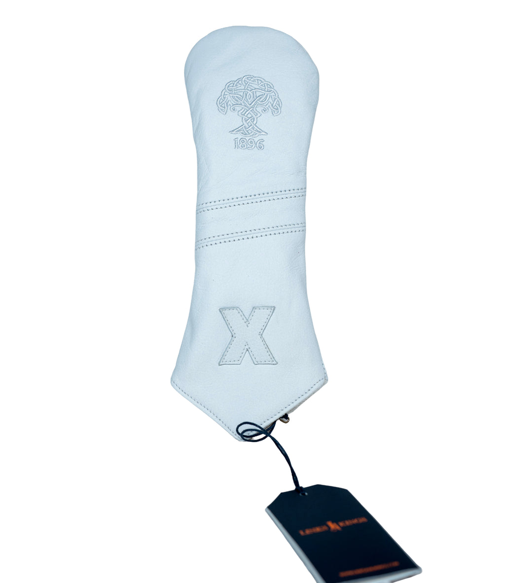 Links & Kings Leather Headcover - White