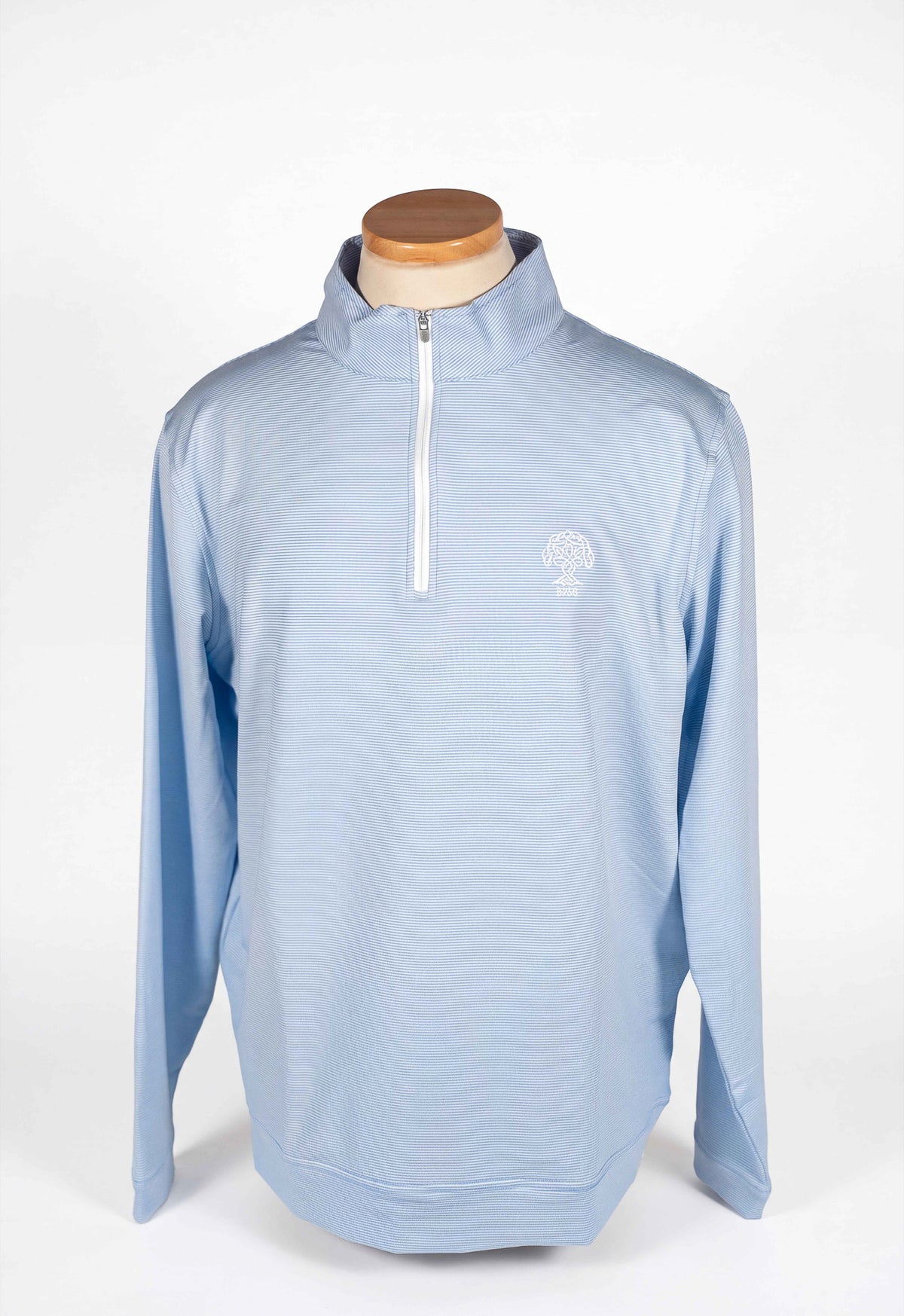 Peter Millar Mens Perth Sugar Stripe Quarter Zip