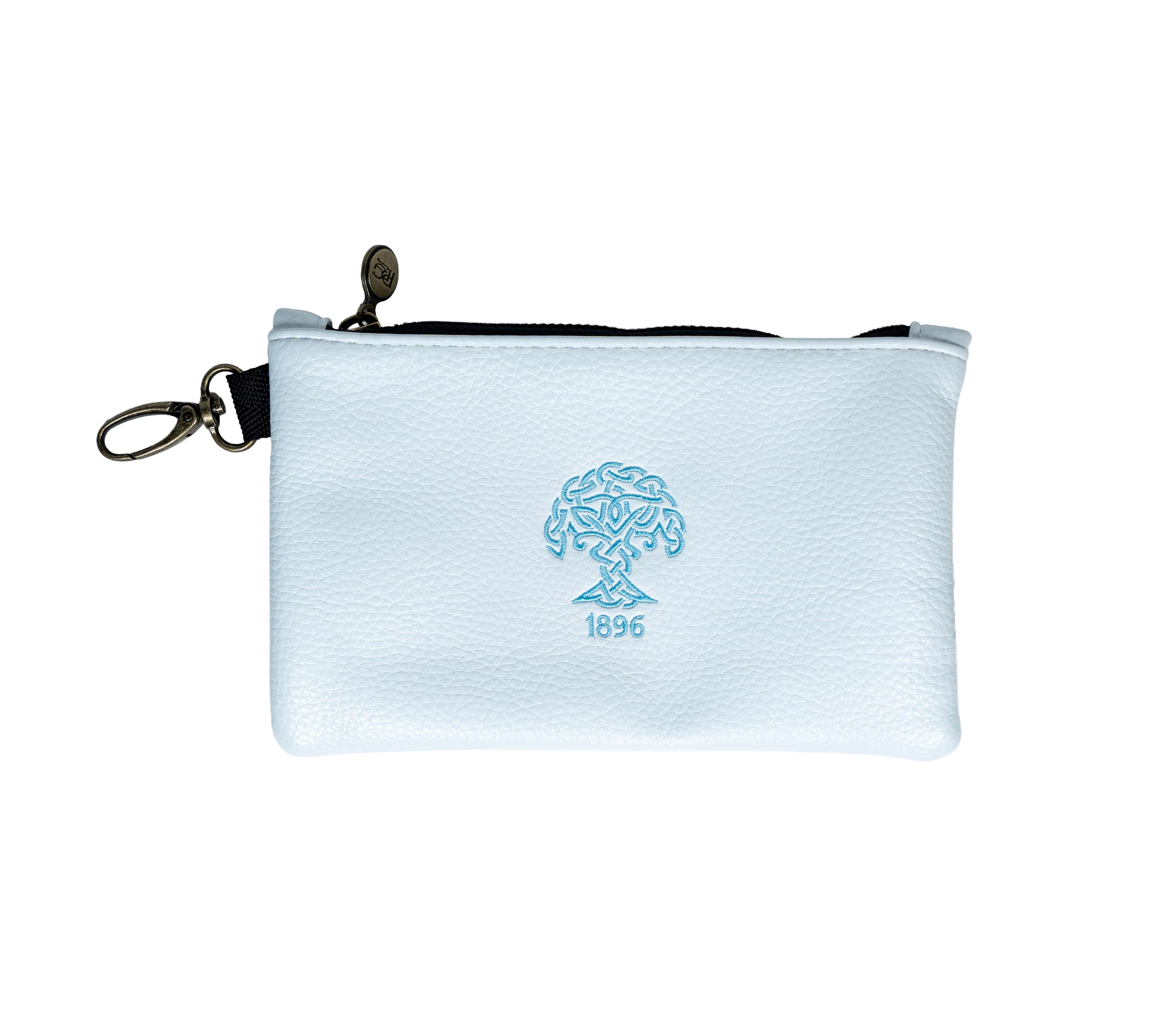 Mini Zipper Tee Bag - White