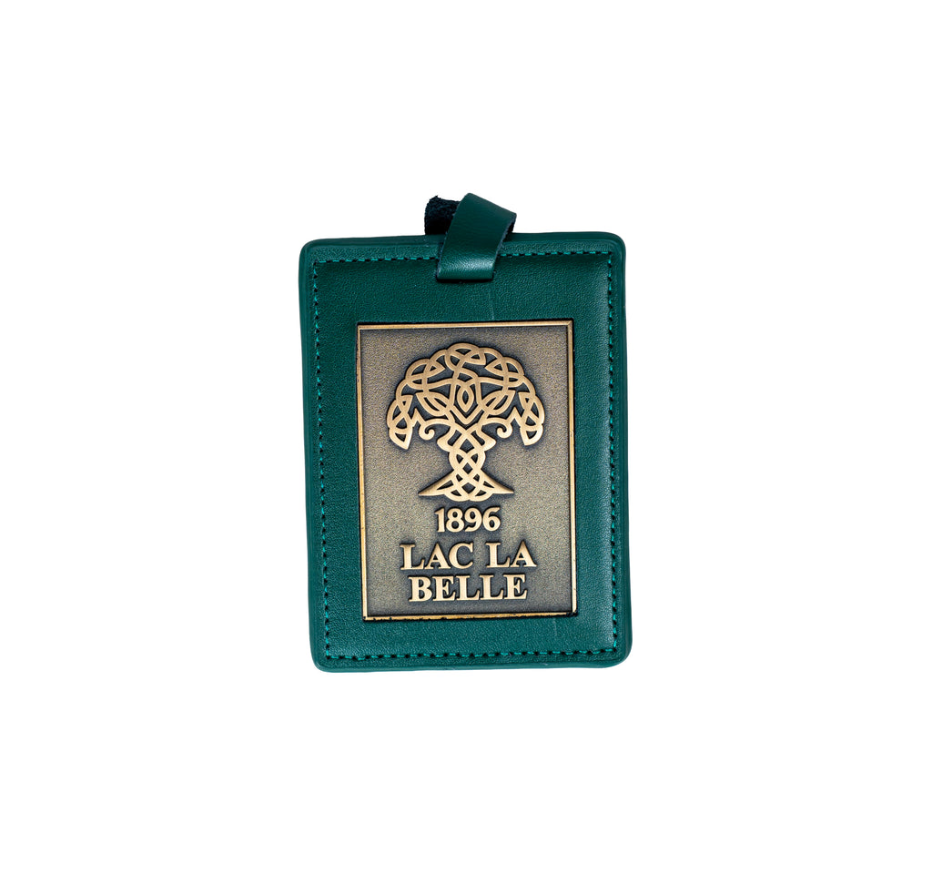 Rectangle Bag Tag - Green