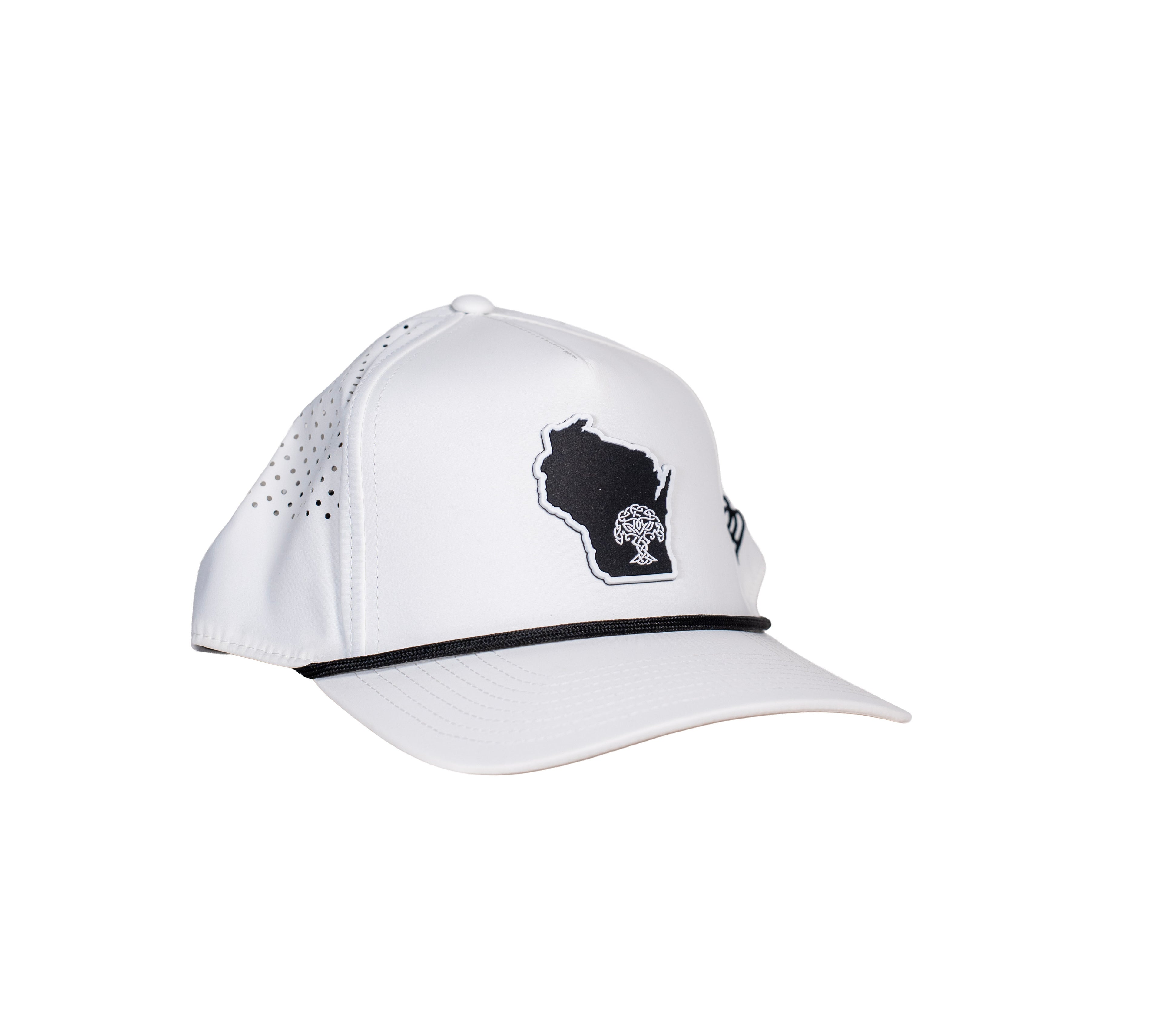 Branded Bills - State Rope Hat- White