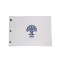 Tree Logo Golf Flag - White