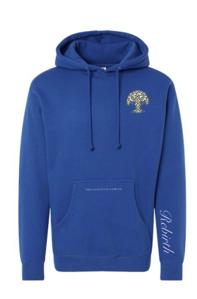 Greyson Fireside Hoodie - Dart Blue